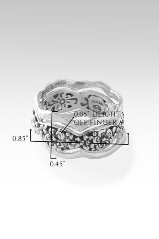 Delightful Blooms Ring Set of 3™ in Frangipani - Stackable - only found at SARDA™