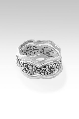Delightful Blooms Ring Set of 3™ in Frangipani - Stackable - only found at SARDA™