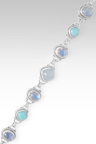 Delightful Moments Bracelet™ in Aquamarine, Amazonite & Rainbow Moonstone - Multi Stone - only found at SARDA™