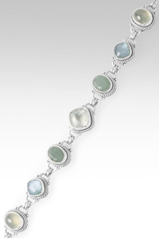 Delightful Moments Bracelet™ in Prehnite, Sea Green Chalcedony Mother of Pearl Quartz & Aventurine - Multi Stone - only found at SARDA™