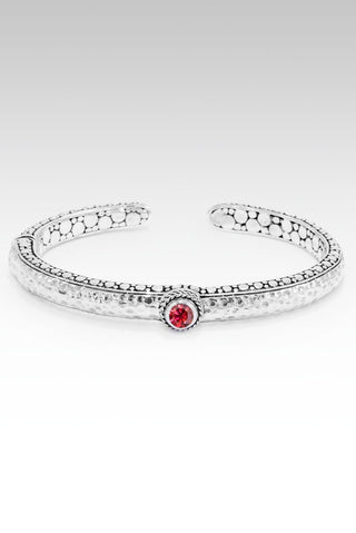 Display Of Faith Cuff™ in Red Moissanite - Cuff - only found at SARDA™