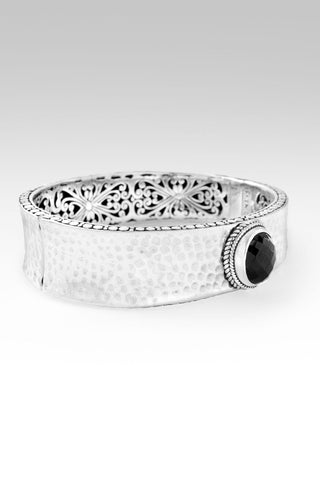 Display of Strength Bangle™ in Black Spinel - Bangle - only found at SARDA™
