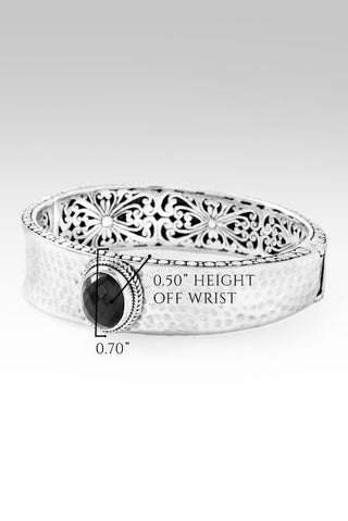 Display of Strength Bangle™ in Black Spinel - Bangle - only found at SARDA™