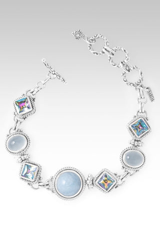 Divine Embrace Bracelet™ in Aquamarine & Unicorn Dreams™ Mystic Topaz - Multi Stone - only found at SARDA™