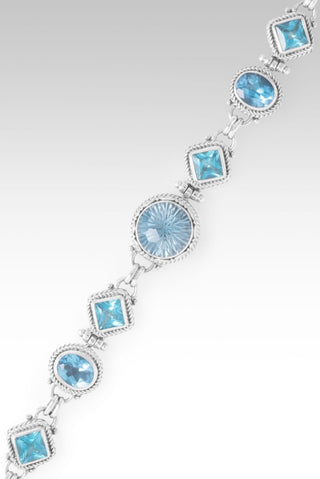 Divine Embrace Bracelet™ in Arctic Blue Topaz, Swiss Blue Topaz & Bali Breeze™ Mystic Topaz - Multi Stone - only found at SARDA™
