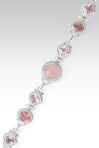 Divine Embrace Bracelet™ in Ballet Blush Quartz, Strawberry Quartz & J P Topaz™ Mystic Topaz - Multi Stone - only found at SARDA™