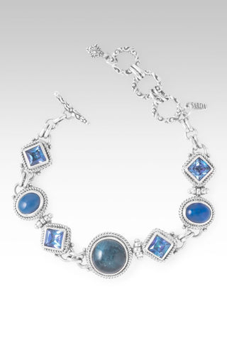 Divine Embrace Bracelet™ in Cat's Eye Neon Apatite, Paraiba Ethiopian Opal & Sheer Luck™ Mystic Topaz - Multi Stone - only found at SARDA™