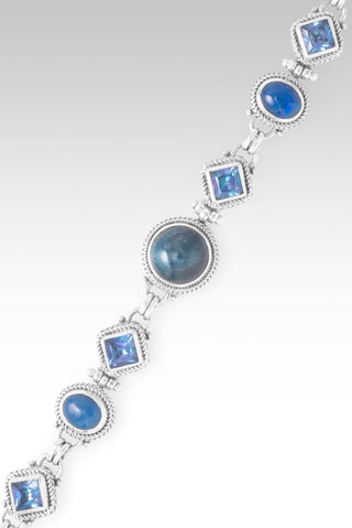 Divine Embrace Bracelet™ in Cat's Eye Neon Apatite, Paraiba Ethiopian Opal & Sheer Luck™ Mystic Topaz - Multi Stone - only found at SARDA™