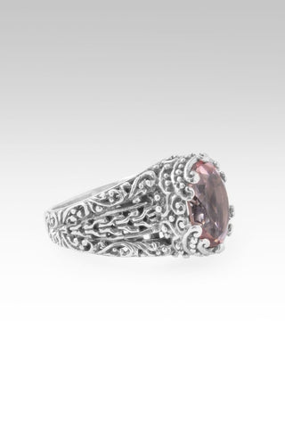 Don't Stop Believing Ring™ in Always True Rose™ Mystic Quartz - Dinner - only found at SARDA™