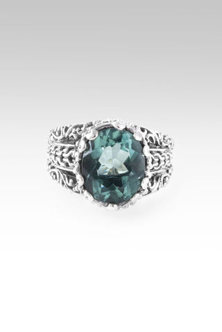 Don't Stop Believing Ring™ in Teal Green Fluorite - Dinner - only found at SARDA™