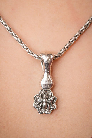 Embrace Forgiveness Pendant™ in Hammered - Magnetic Enhancer Bail - only found at SARDA™