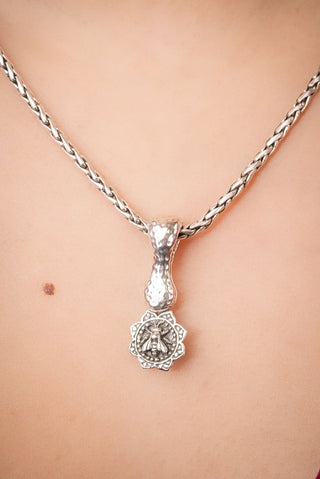Embrace Forgiveness Pendant™ in Hammered - Magnetic Enhancer Bail - only found at SARDA™