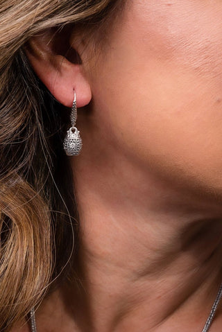 Embrace Grace Earrings™ in Diamond - Lever Back - SARDA™