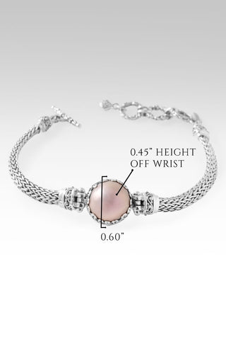 Embrace Hope Bracelet™ in Golden Freshwater Mabe Pearl - Single Stone - only found at SARDA™