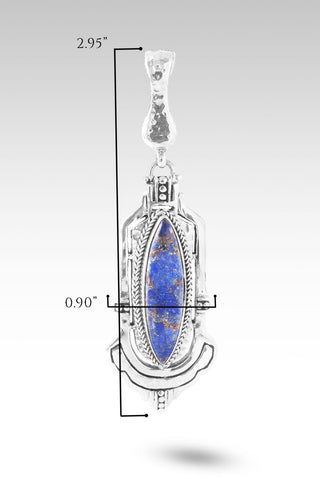 Endless Possibilities Pendant™ in Lapis - Single Stone - only found at SARDA™