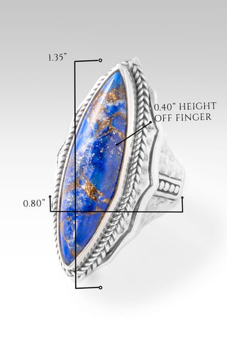 Endless Possibilities Ring™ in Lapis - Statement - only found at SARDA™