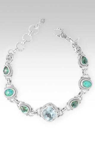 Endless Wonder Bracelet™ in Paraiba Lab Created Sapphire, Amethyst & Bali Hai™ Mystic Topaz - Multi Stone - only found at SARDA™