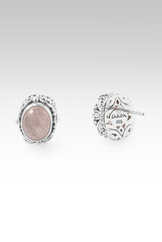 Endures Forever Earrings™ in Cor - De - Rosa Morganite - Stud - only found at SARDA™