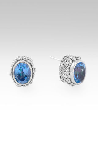 Endures Forever Earrings™ in Royal Bali Blue™ Mystic Topaz - Stud - only found at SARDA™