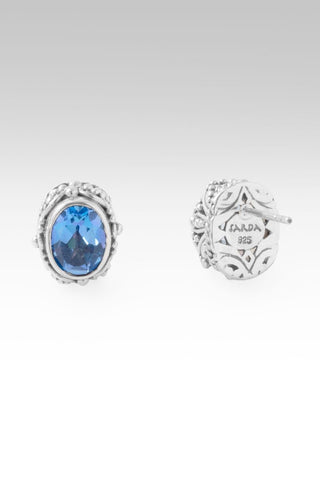 Endures Forever Earrings™ in Royal Bali Blue™ Mystic Topaz - Stud - only found at SARDA™