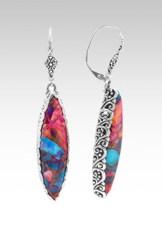 Eternal Encouragement Earrings™ in Sweetart Kingman Turquoise - Lever Back - only found at SARDA™