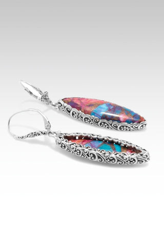 Eternal Encouragement Earrings™ in Sweetart Kingman Turquoise - Lever Back - only found at SARDA™