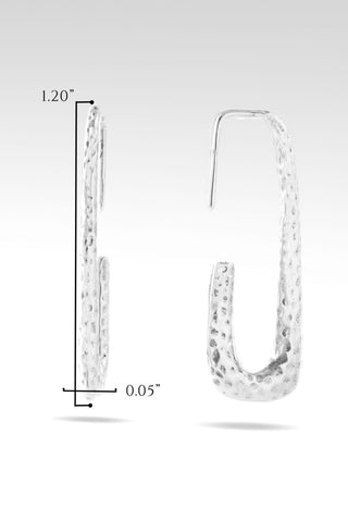Eternal Life Hoops™ in Hammered - J-Hoops - only found at SARDA™