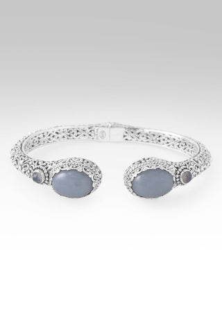 Eternal Love Tip-to-Tip Bracelet™ in Angelite & Serenity Blue Chalcedony - Tip-to-Tip - only found at SARDA™