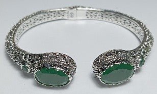 Eternal Love Tip-to-Tip Bracelet™ in Green Quartz & Emerald - Tip-to-Tip - only found at SARDA™