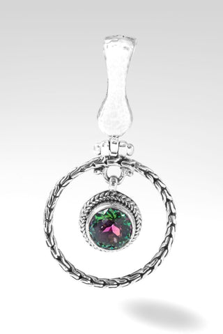 Eternal Promise Pendant™ in Chrome Chameleon™ Mystic Quartz - Magnetic Enhancer Bail - only found at SARDA™