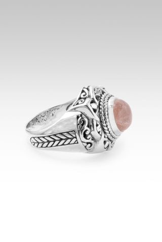 Everlasting Center Ring™ in Cor - De - Rosa Morganite - Dinner - only found at SARDA™