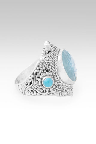 Everlasting Cornerstone Ring™ in Paraiba Chalcedony & Sleeping Beauty Turquoise - Statement - only found at SARDA™