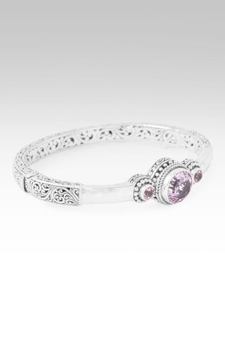 Everlasting Faithfulness Bangle Bracelet™ in Sonic Pink™ Mystic Quartz & Sweet Surrender™ Mystic Topaz - Bangle - only found at SARDA™