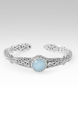 Everlasting Grace Cuff Bracelet™ in Paraiba Chalcedony - Cuff - only found at SARDA™