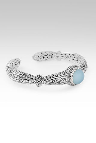 Everlasting Grace Cuff Bracelet™ in Paraiba Chalcedony - Cuff - only found at SARDA™