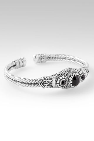 Everlasting Joy Cuff Bracelet™ in Black Spinel - Cuff - only found at SARDA™