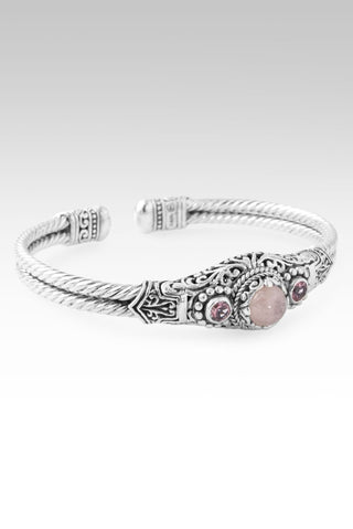Everlasting Joy Cuff Bracelet™ in Cor - De - Rosa Morganite & Sweet Surrender™ Mystic Topaz - Cuff - only found at SARDA™