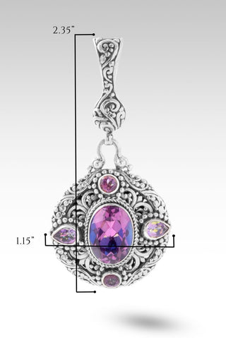 Everlasting Love Pendant™ in Purple Chic™ Mystic Quartz, English Tearose™ Mystic Topaz & Wild Side™ Mystic Topaz - Multi Stone - only found at SARDA™