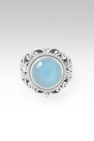 Everlasting Mercy Ring™ in Paraiba Chalcedony - Dinner - only found at SARDA™