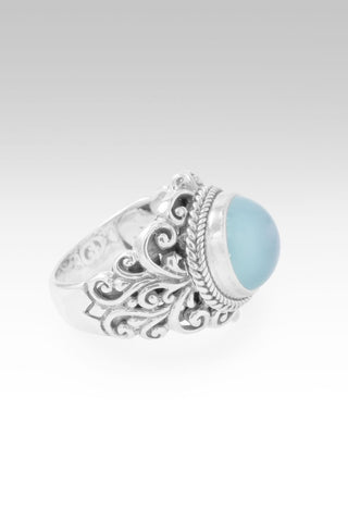 Everlasting Mercy Ring™ in Paraiba Chalcedony - Dinner - only found at SARDA™