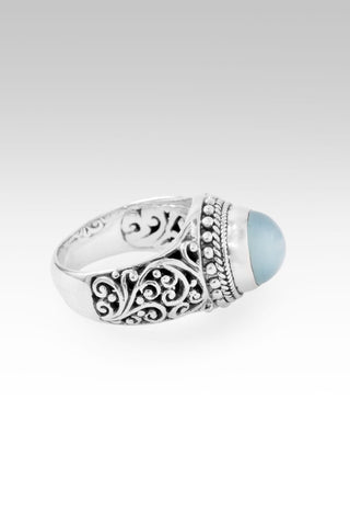 Everlasting Presence Ring™ in Paraiba Chalcedony - Dinner - only found at SARDA™