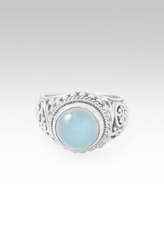 Everlasting Presence Ring™ in Paraiba Chalcedony - Dinner - only found at SARDA™