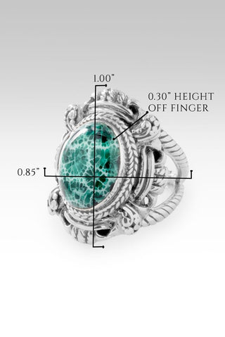 Every Moment Ring™ in Forest Green Indonesian Coral - Statement - only found at SARDA™