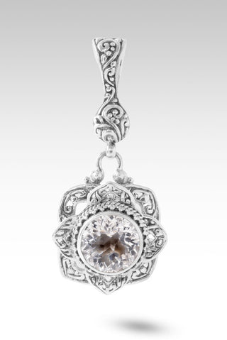 Evolving In Him Pendant™ in White Quartz - Single Stone - only found at SARDA™