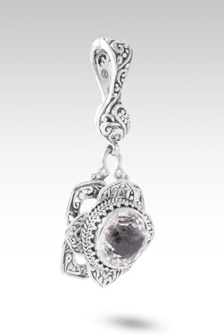 Evolving In Him Pendant™ in White Quartz - Single Stone - only found at SARDA™