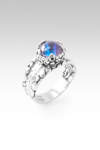 Faith in the Unseen Ring™ in Odyssey Universe™ Mystic Quartz - Dinner - only found at SARDA™
