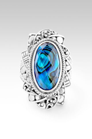 Faith is Confidence Ring™ in Bali Waters Abalone - Statement - only found at SARDA™