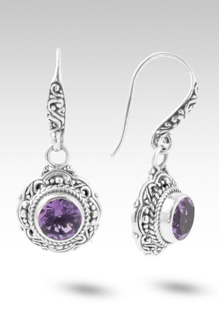 Faith Moves Mountains Earrings™ in Amethyst - Bali Wire - only found at SARDA™