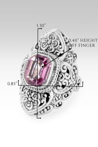 Faith Over Fear Ring III™ in Right Wave™ Mystic Quartz - Statement - only found at SARDA™