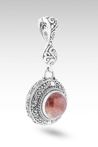 Faith Washed Fear Away Pendant™ in Galaxy Rutilated Quartz - Single Stone - only found at SARDA™